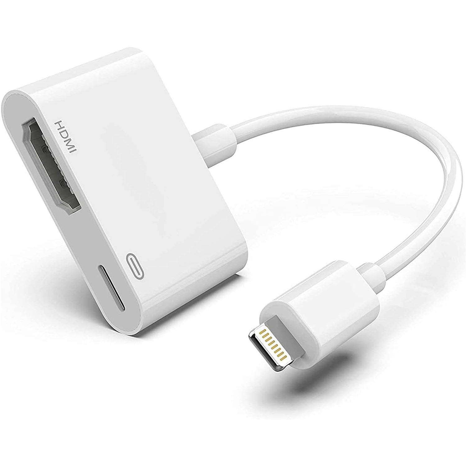 High Quality For Lightning to AV HDMI/HDTV TV Digital Cable Adapter For iPad / iPhone - White