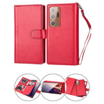 Samsung Galaxy Note 20 Ultra 2 in 1 Leather Wallet Case With 9 Credit Card Slots and Removable Back Cover