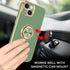 iPhone 14 Fashion Ring Magnetic GPS car mount Phone Holder Case