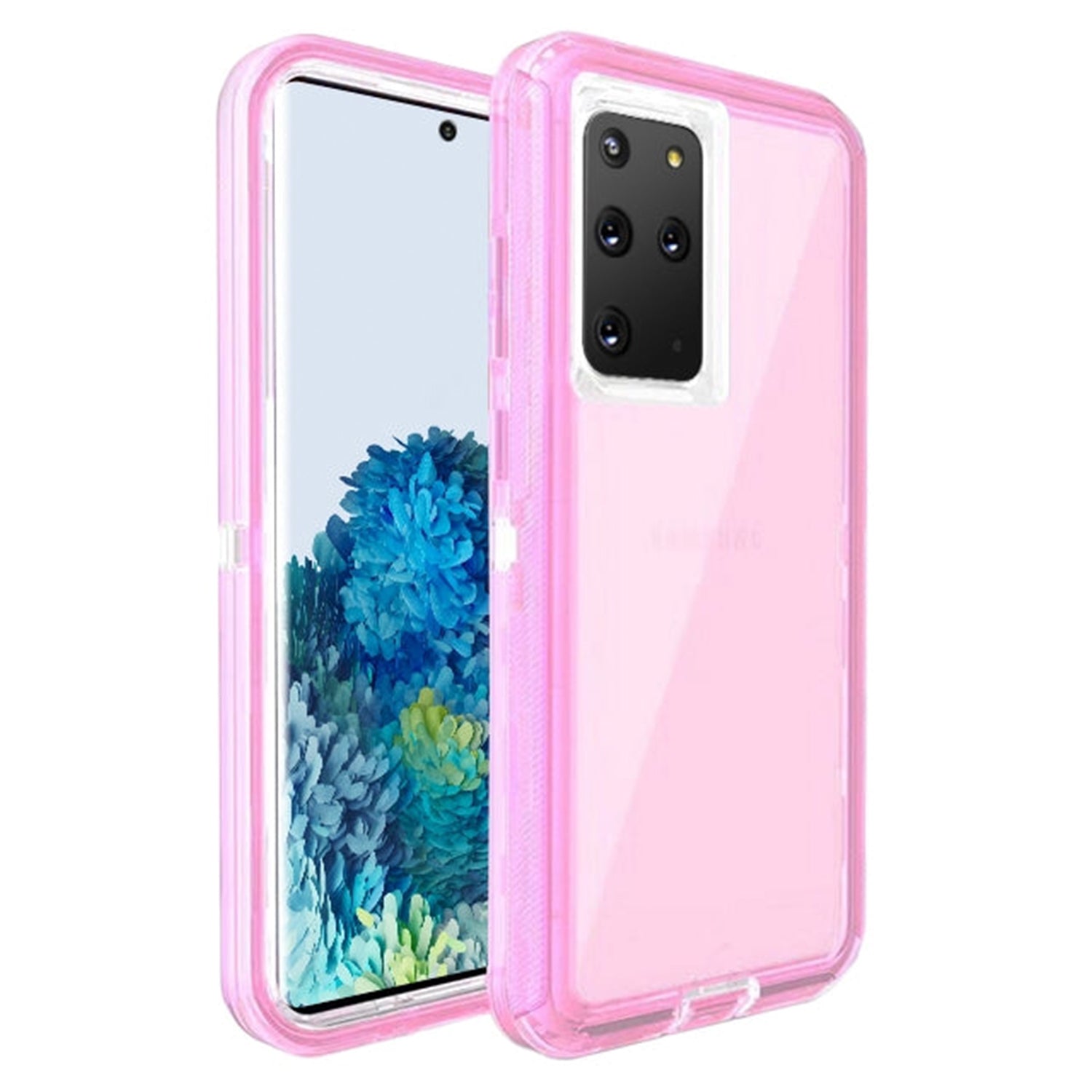 Transparent Full Protection Heavy Duty Case without Clip for S20 Plus