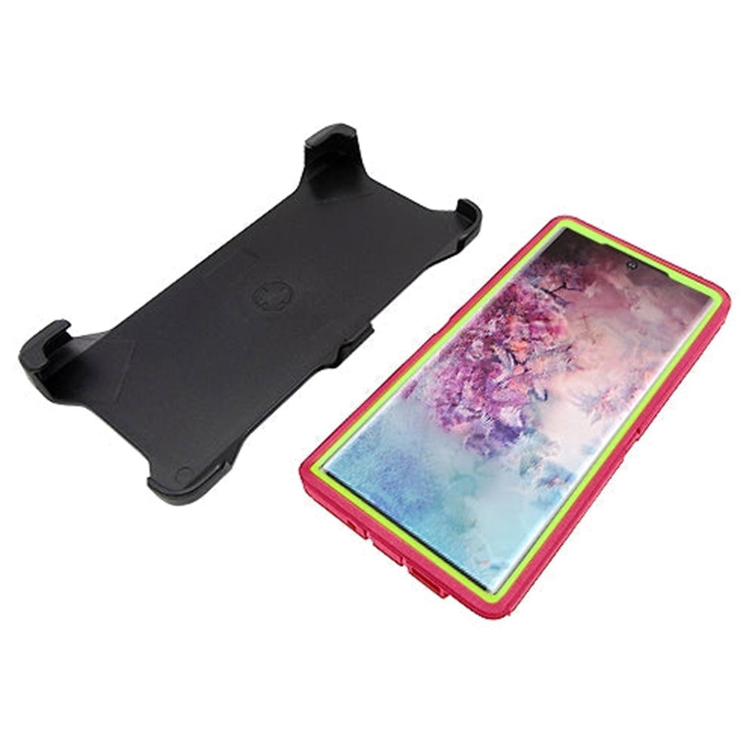 Galaxy Note 10 Plus Heavy Duty Shock Reduction Case with Belt Clip (No Screen)