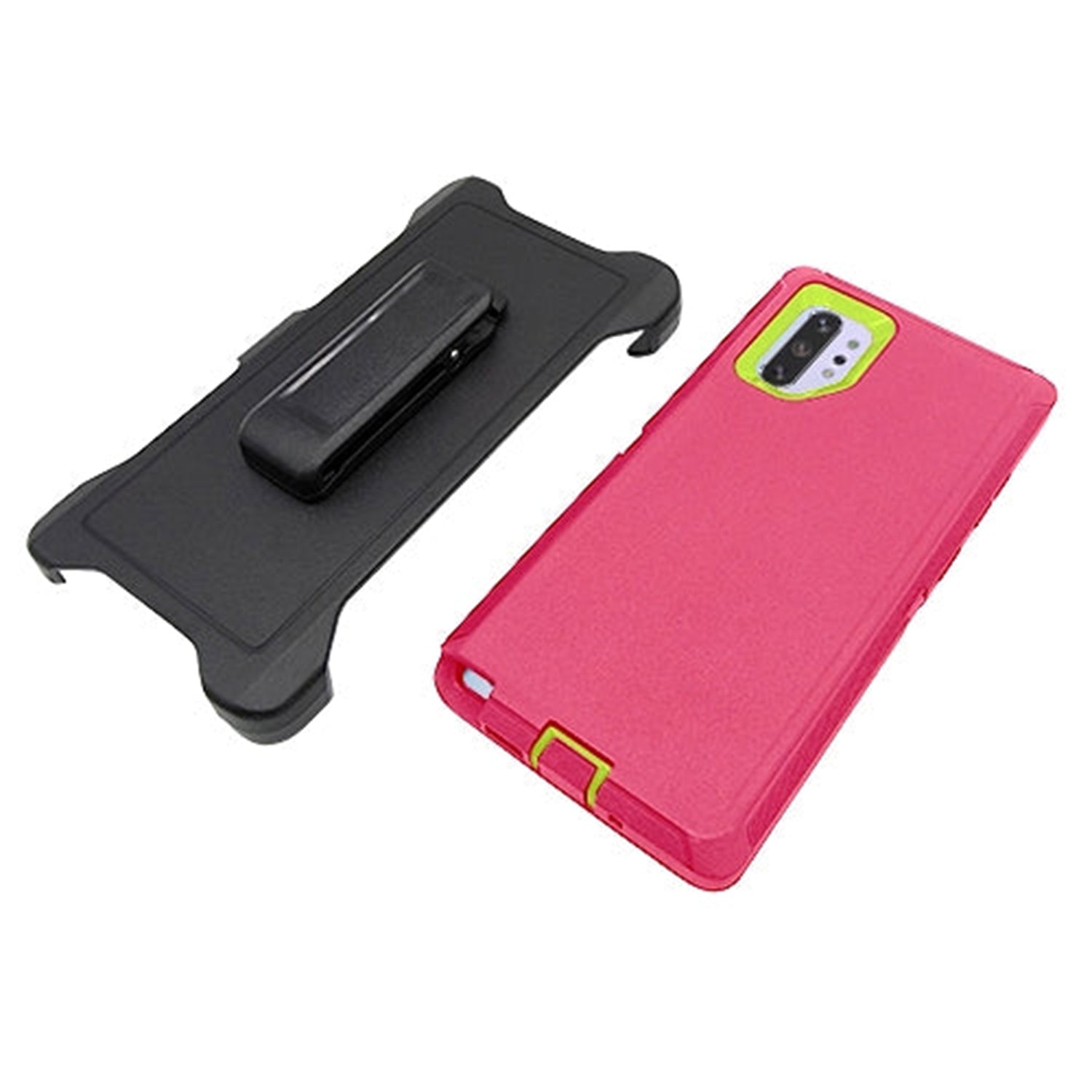 Galaxy Note 10 Plus Heavy Duty Shock Reduction Case with Belt Clip (No Screen)