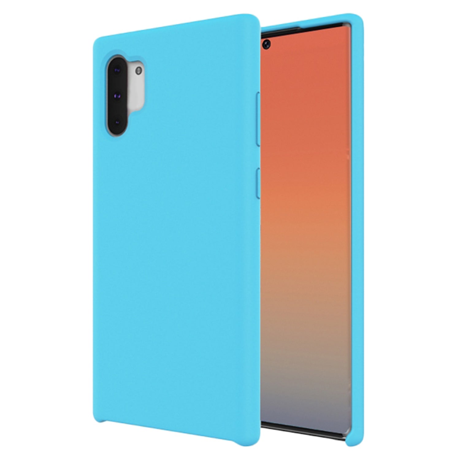 Samsung Galaxy Note 10 Colorful Liquid Silicone Gel Rubber Case