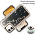 iPhone 11 (6.1") Transparent Floating Glitter Heavy Duty Case