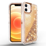 iPhone 11 (6.1") Transparent Floating Glitter Heavy Duty Case