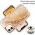 iPhone 11 (6.1") Transparent Floating Glitter Heavy Duty Case