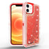 iPhone 11 (6.1") Transparent Floating Glitter Heavy Duty Case