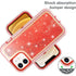 iPhone 11 (6.1") Transparent Floating Glitter Heavy Duty Case