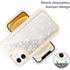 iPhone 11 (6.1") Transparent Floating Glitter Heavy Duty Case