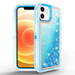 iPhone 11 (6.1") Transparent Floating Glitter Heavy Duty Case