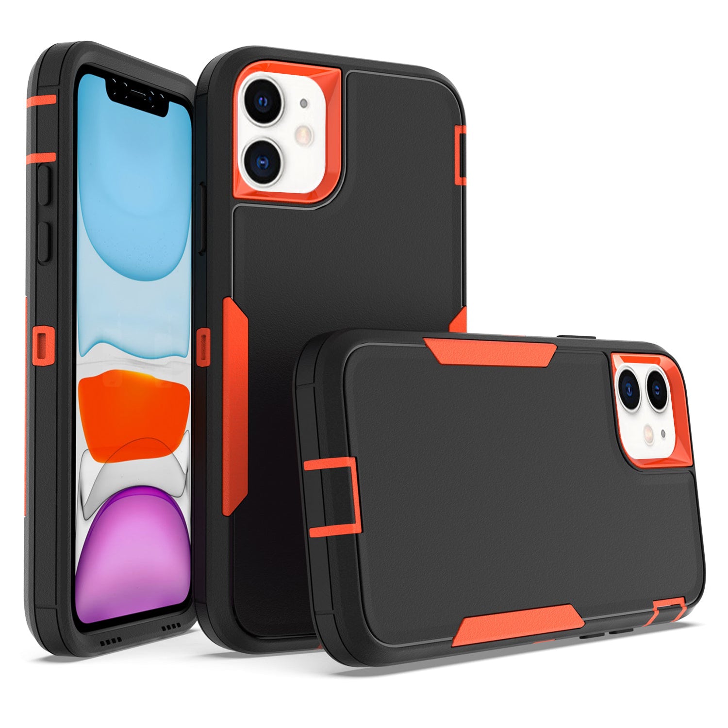 iPhone 11(6.1’’) Adsorbable  fully protected heavy-duty shockproof housing case