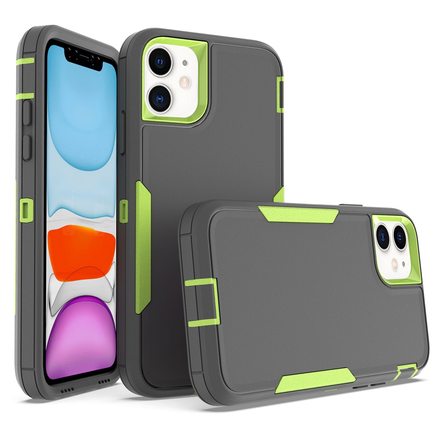 iPhone 11(6.1’’) Adsorbable  fully protected heavy-duty shockproof housing case