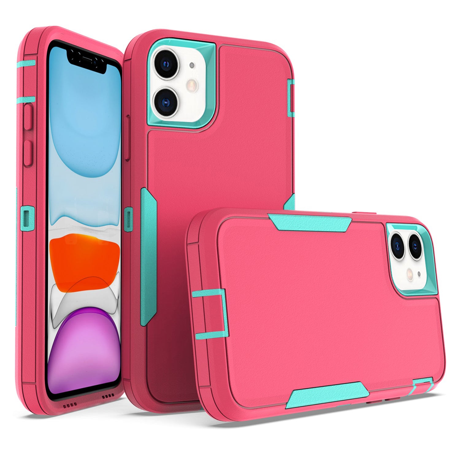 iPhone 11(6.1’’) Adsorbable  fully protected heavy-duty shockproof housing case