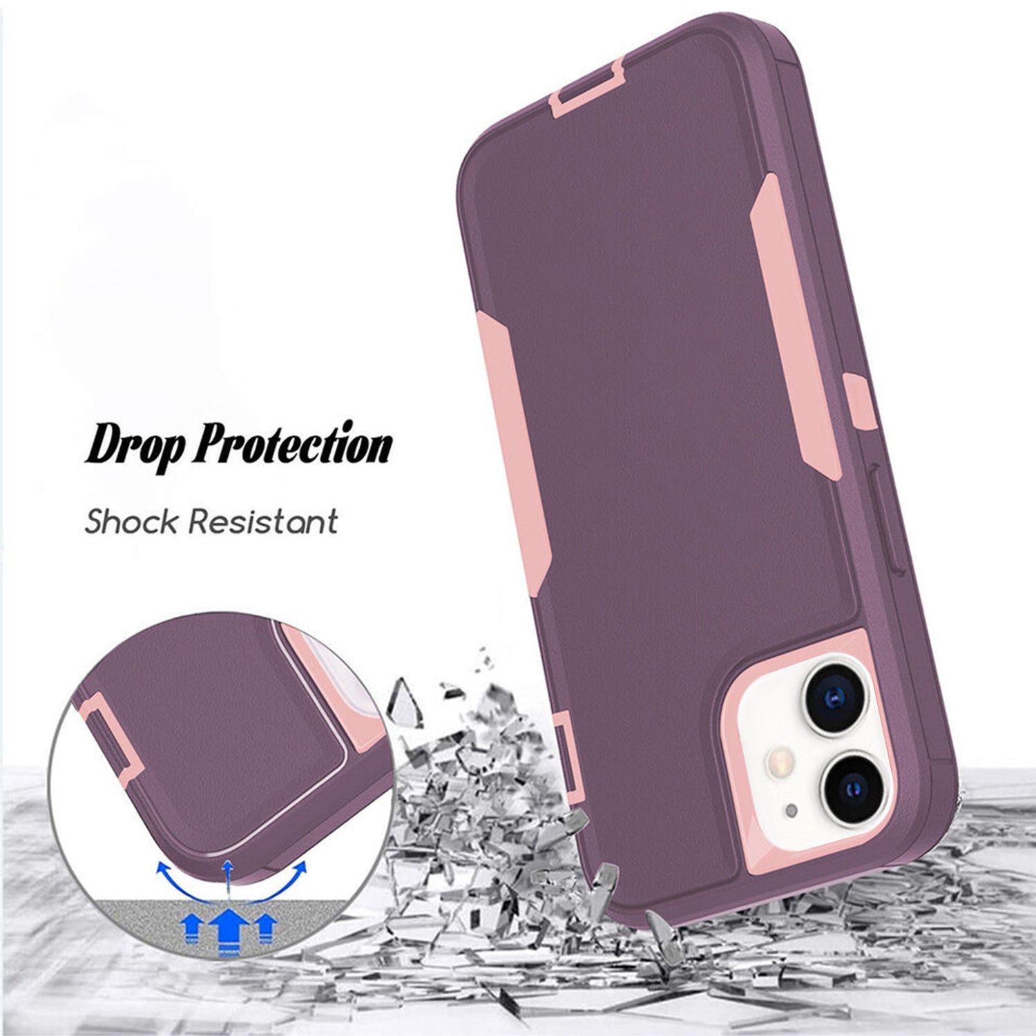 iPhone 11(6.1’’) Adsorbable  fully protected heavy-duty shockproof housing case