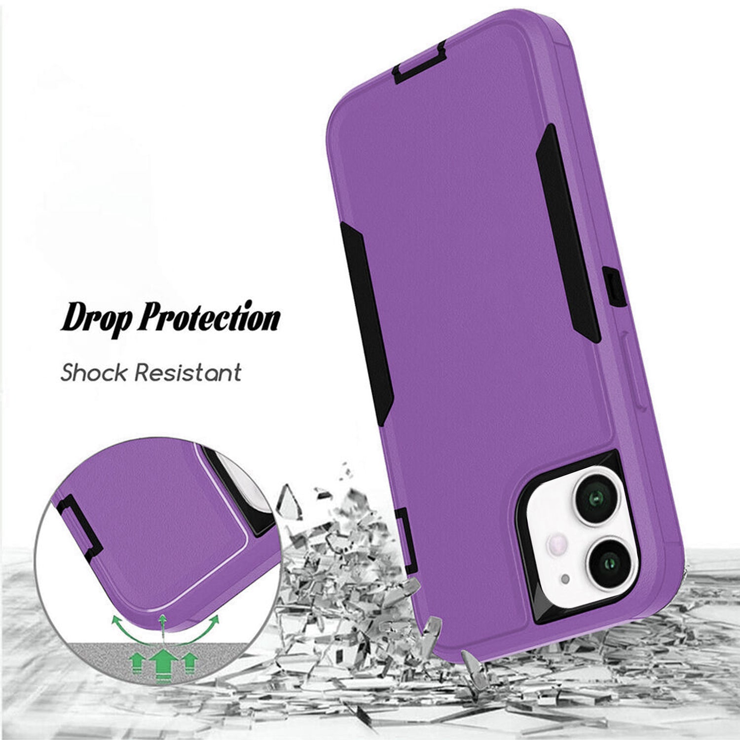 iPhone 11(6.1’’) Adsorbable  fully protected heavy-duty shockproof housing case