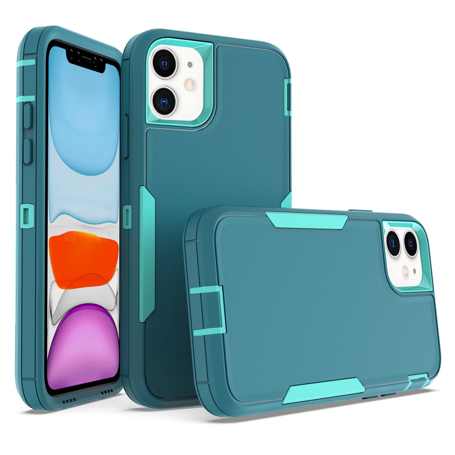 iPhone 11(6.1’’) Adsorbable  fully protected heavy-duty shockproof housing case