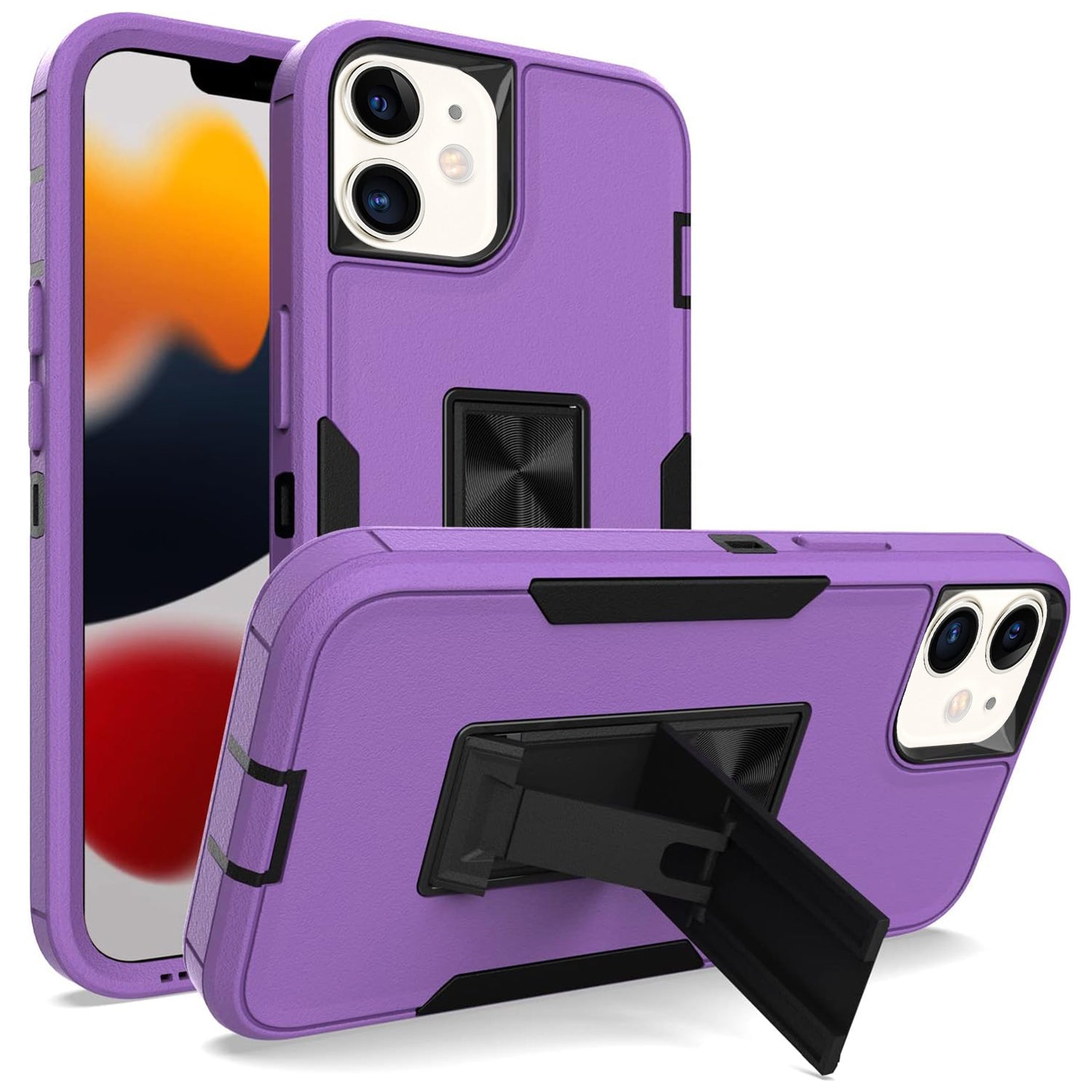 iPhone 11 (6.1’’) Kickstand fully protected heavy-duty shockproof case