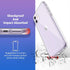 PC Bumper with TPU Back Cover Case for iPhone 11 (6.1") - Clear