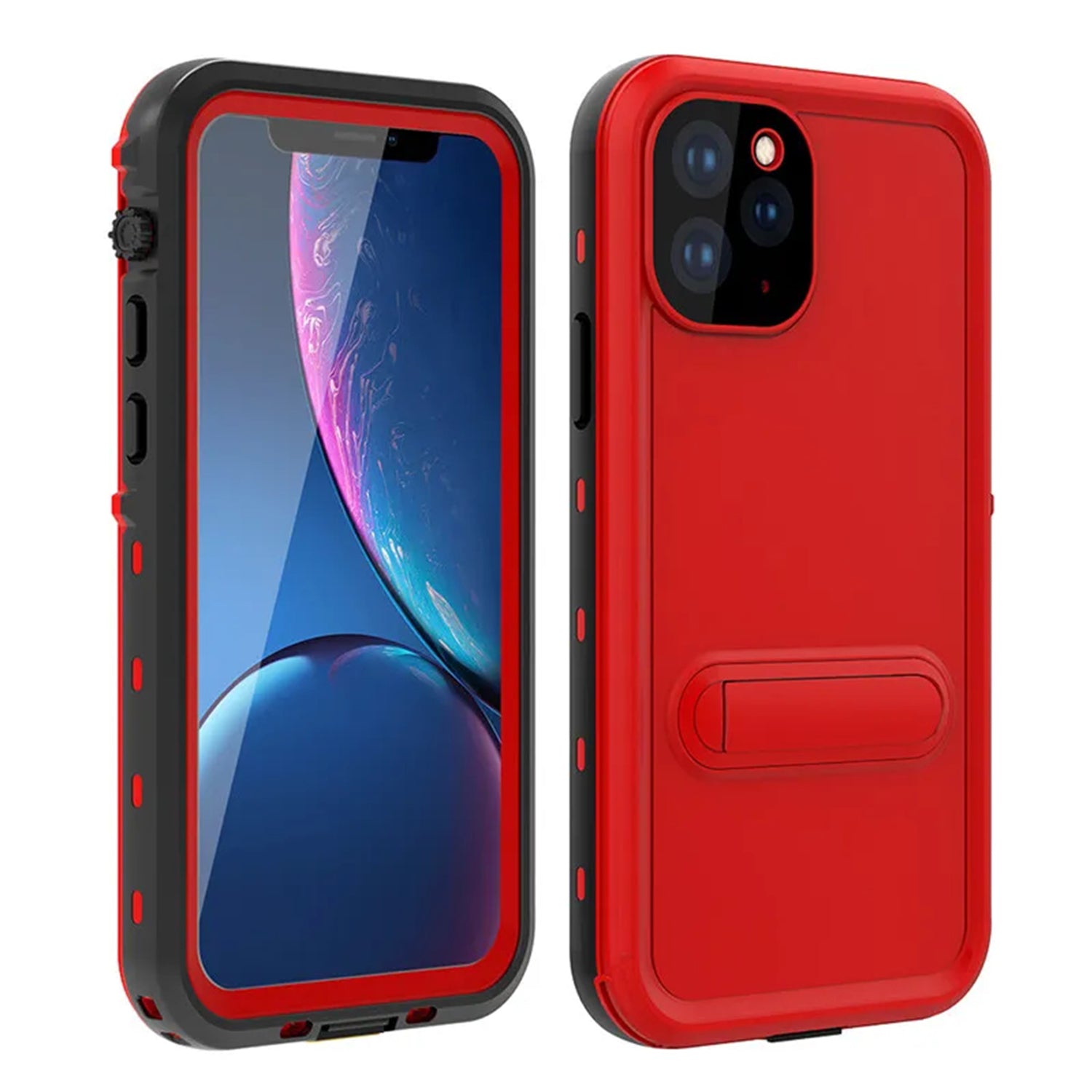 Apple iPhone 11 Pro Max (6.5") 360 Full Protective Waterproof Case with Built-in Screen Fingerprint Protector