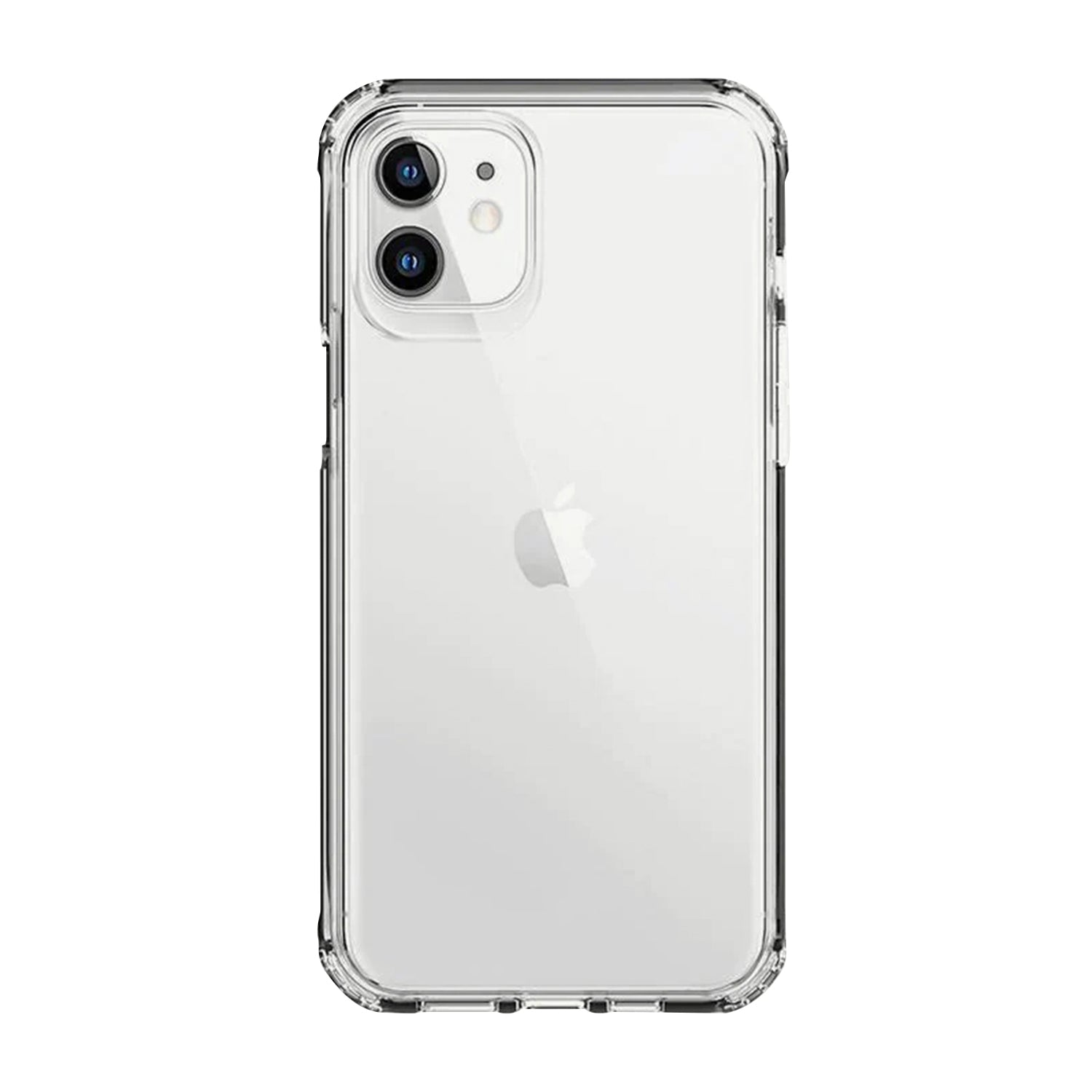 PC Bumper with TPU Back Cover Case for iPhone 12 Mini (5.4") - Clear