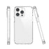 PC Bumper with TPU Back Cover Case for iPhone 12 Pro Max (6.7") - Clear