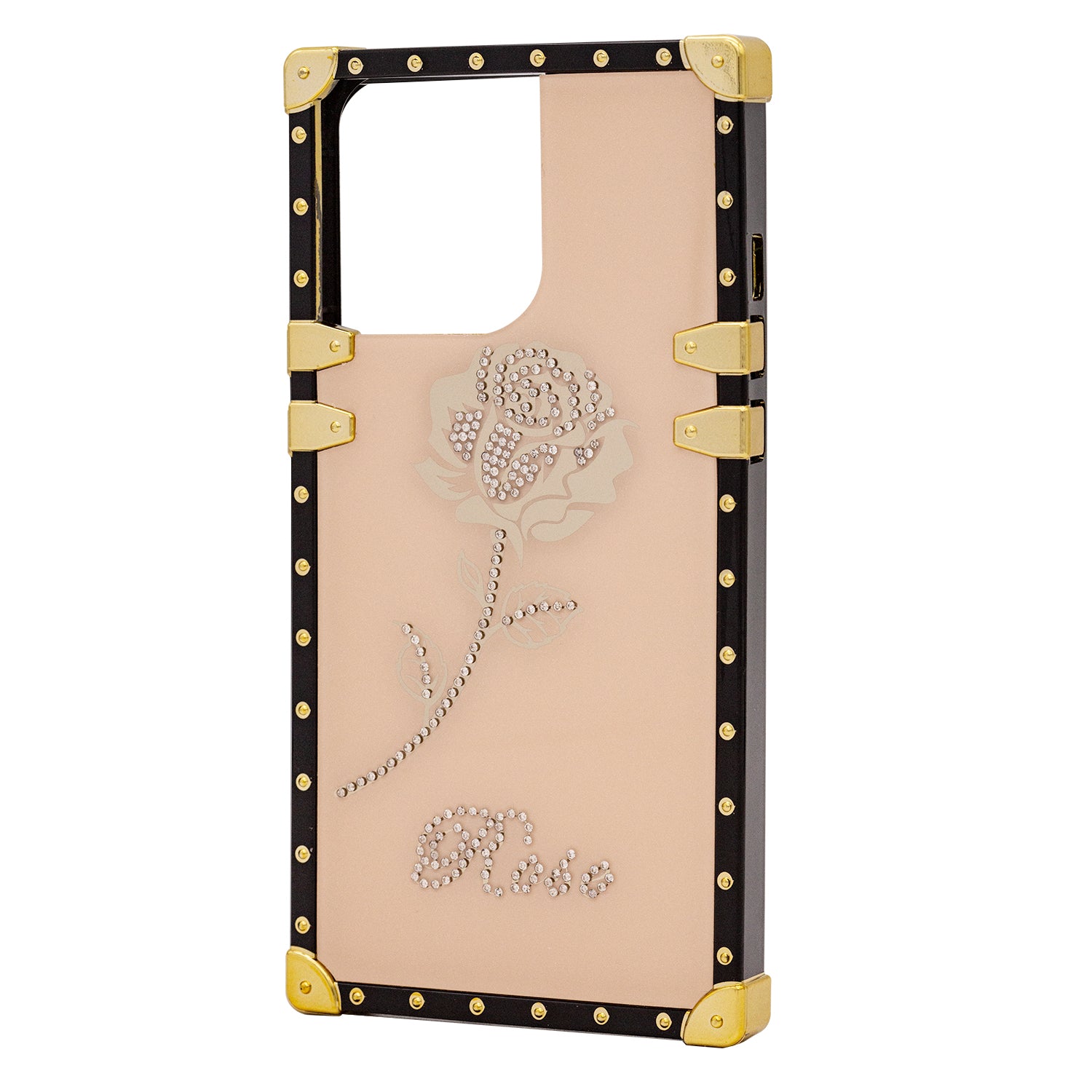 TPU Rose print diamond fashion color case for iPhone 13 Pro