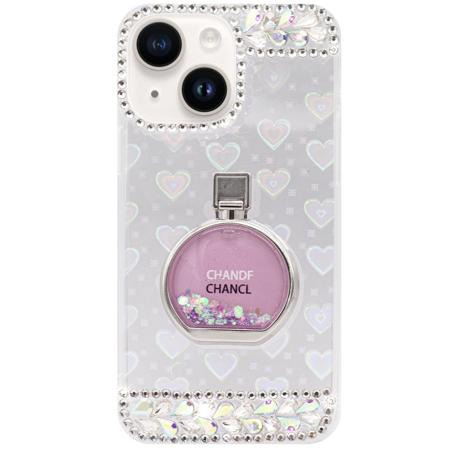 iPhone 15 3D Diamond Luxury Bling Bling TPU Case