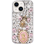 iPhone 15 Plus 3D Diamond Luxury Bling Bling TPU Case