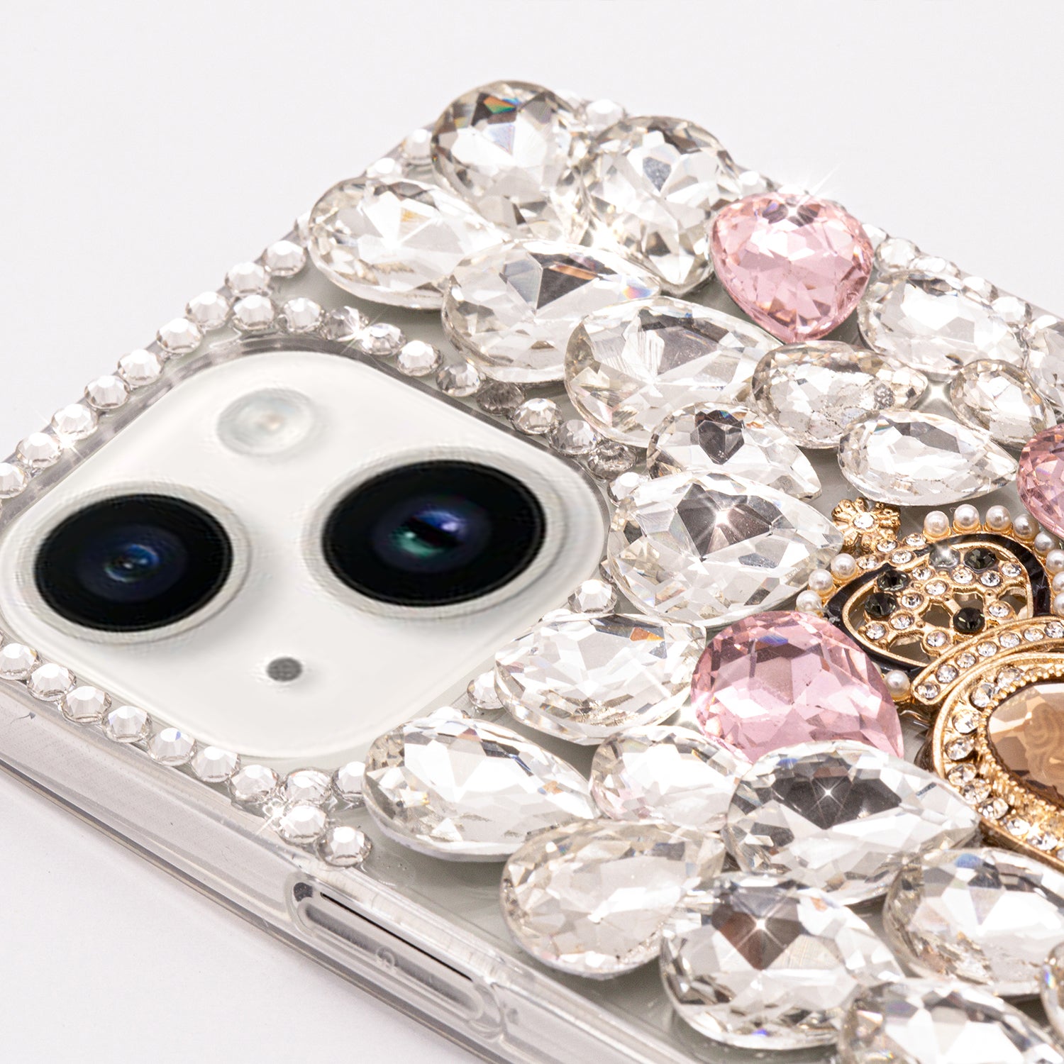 iPhone 15 3D Diamond Luxury Bling Bling TPU Case