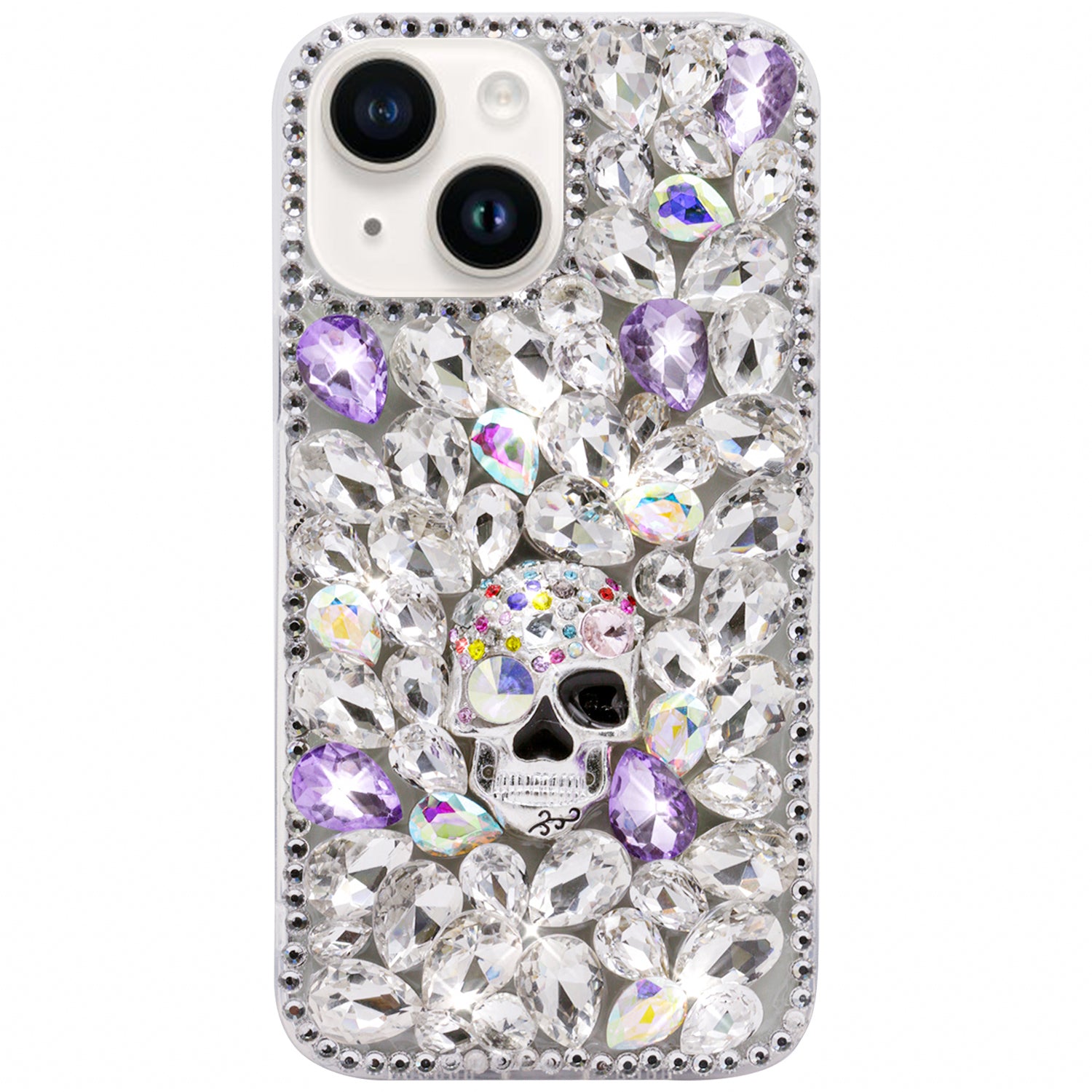 iPhone 15 Plus 3D Diamond Luxury Bling Bling TPU Case