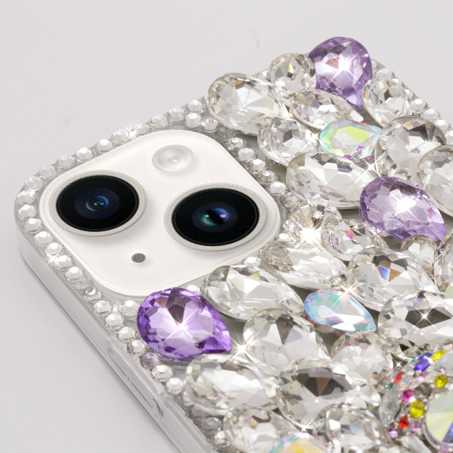 iPhone 15 3D Diamond Luxury Bling Bling TPU Case