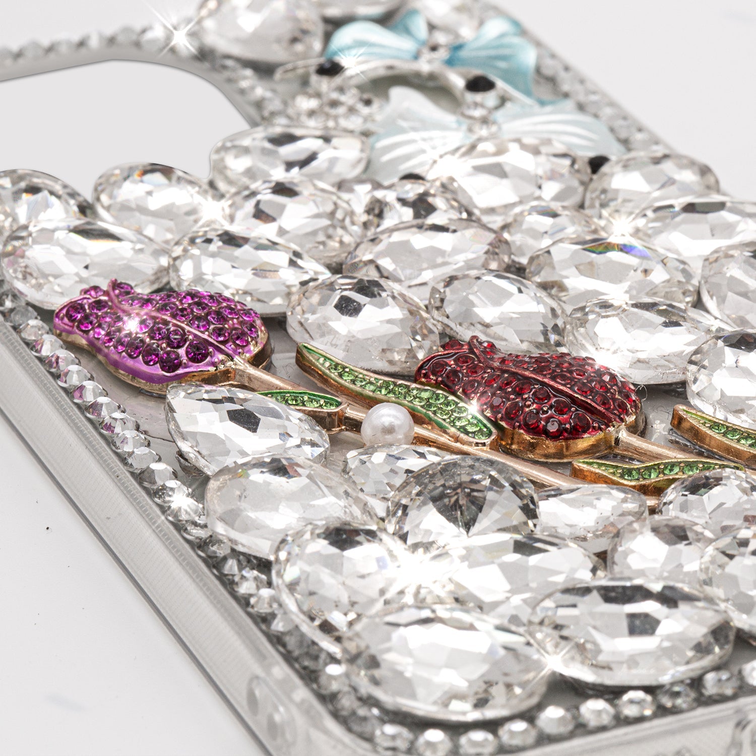 iPhone 15 Plus 3D Diamond Luxury Bling Bling TPU Case