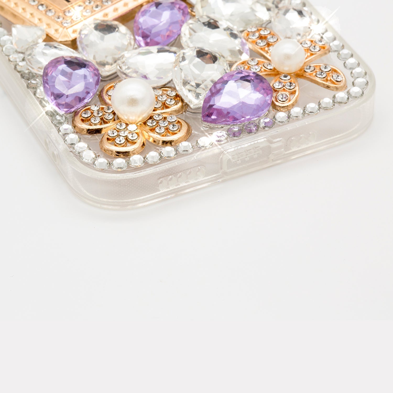 iPhone 15 Plus 3D Diamond Luxury Bling Bling TPU Case