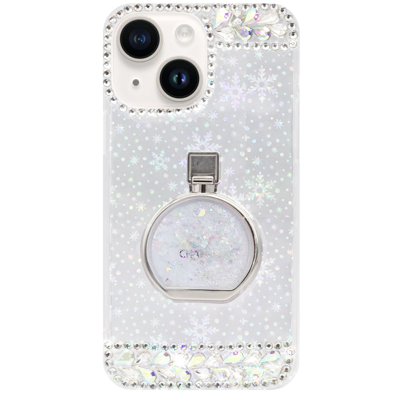 iPhone 14/13 3D diamond luxury bling bling TPU case