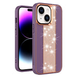 iPhone 14 Plus Xiaoxiangfen Luxury Rhinestone Metal Shot Case