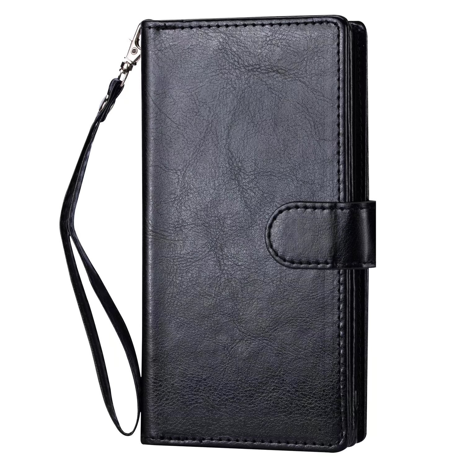 iPhone 14 Plus(6.7") 2 in 1 Leather Wallet Case With 9 Credit Card Slots and Removable Back Cover 