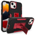 iPhone 14/13 (6.1 ") Kickstand fully protected heavy-duty shockproof case