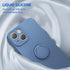 iPhone 13 mini (5.4") Soft Liquid Silicone Case With Stand Ring Holde