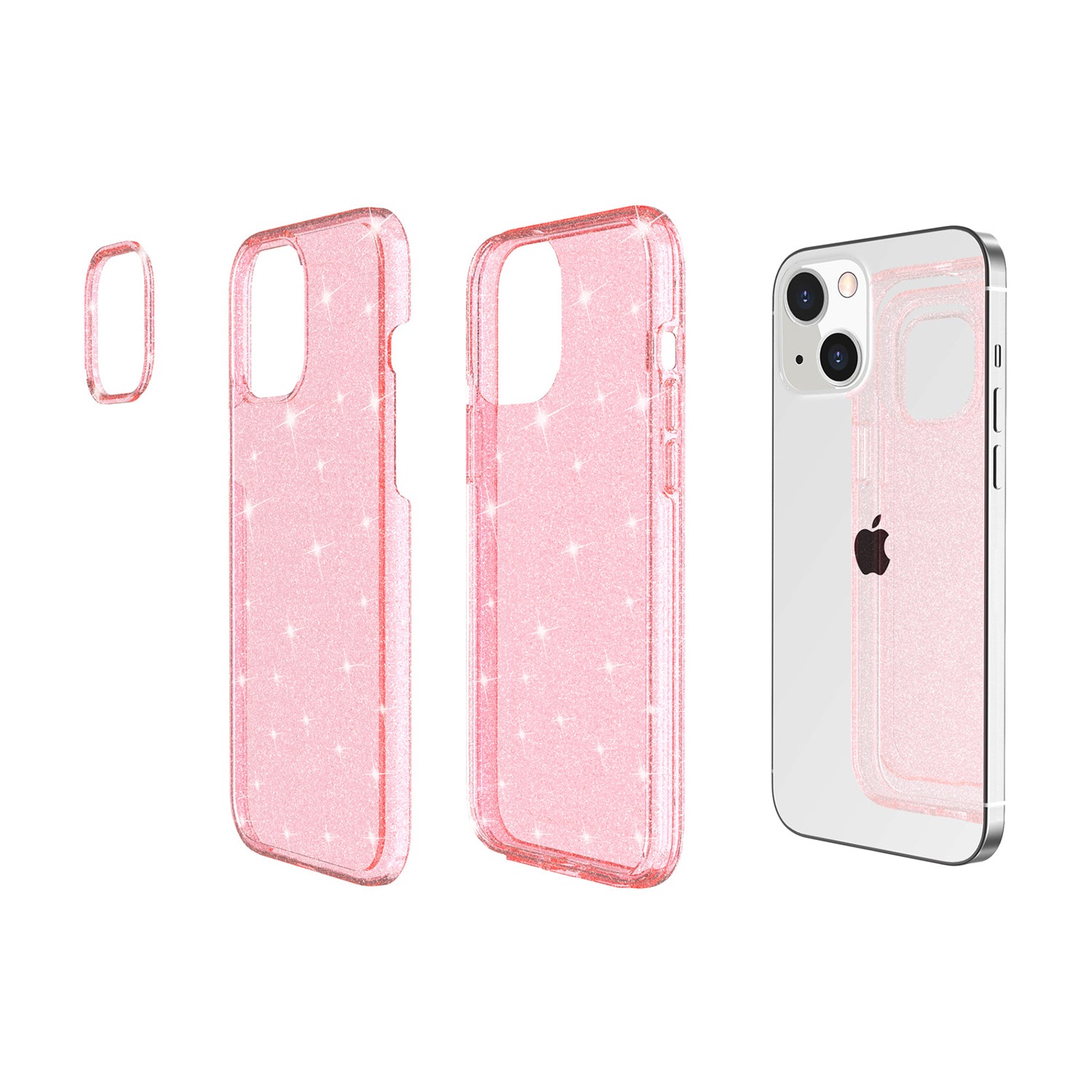 iPhone 14/13 Shiny Transparency Phone Case