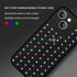 iPhone 14 Plus Glowing and Cool Anti Drop Glass Shell Case-Black