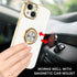 iPhone 13 Fashion Ring Magnetic GPS car mount Phone Holder Case