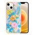 iPhone 14 Plus TPU painted fashion flower case