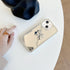 iPhone 14/13 Diamond frame color electroplating bow case