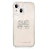 iPhone 14/13 Diamond frame color electroplating bow case