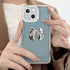 iPhone 14/13 Diamond frame color electroplating bow case