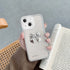 iPhone 14/13 Diamond frame color electroplating bow case