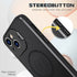 iPhone 14 Plus Fashionable Lens Cover Stand Magnetic Suction Wireless Case