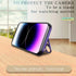 iPhone 14/13 Fashionable Lens Cover Stand Magnetic Suction Wireless Case