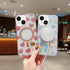 iPhone 14/13 Love Transparent Fall Prevention Magnetic Suction Case