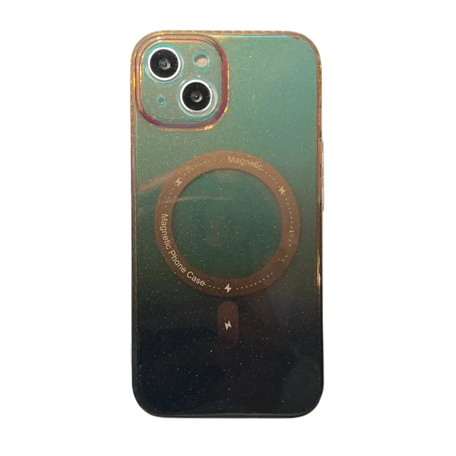 iPhone 14/13 Fashion Gradient Light and Shadow Magnetic Case